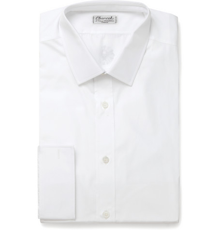 Charvet Slim-Fit White Cotton Shirt